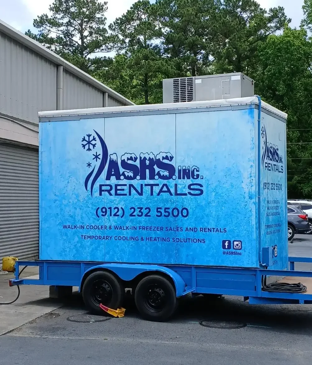 walk in cooler and freezer trailer